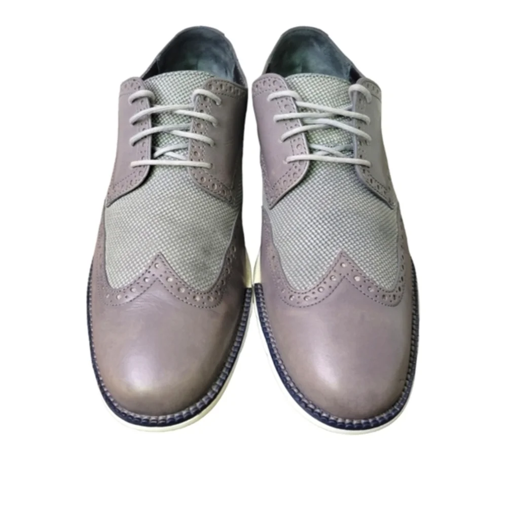 Cole Haan Zero‎ Grand Wingtip Oxford Shoes (Gray) sz 11